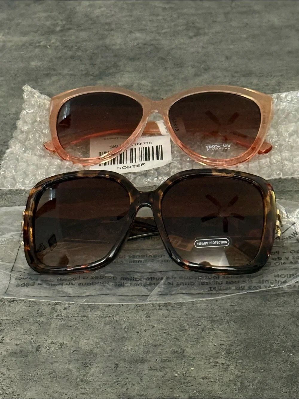 Torrid Sunglasses Bundle | 2 Pairs NWT | Oversized Tortoise + Pink Cat Eye